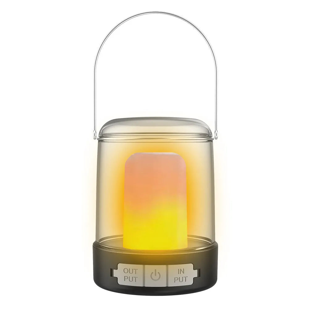 Vibe Geeks 3 Modes Vintage Portable Camping Lantern-USB Rechargeable