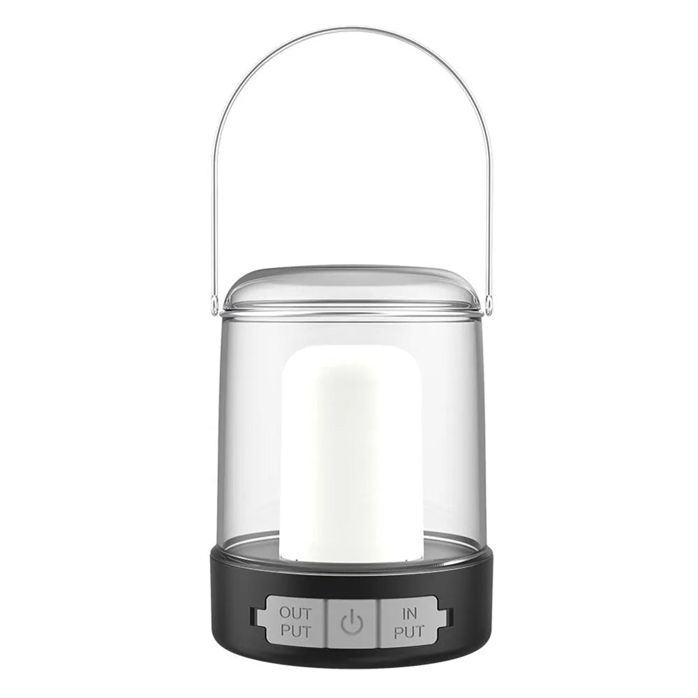 Vibe Geeks 3 Modes Vintage Portable Camping Lantern-USB Rechargeable