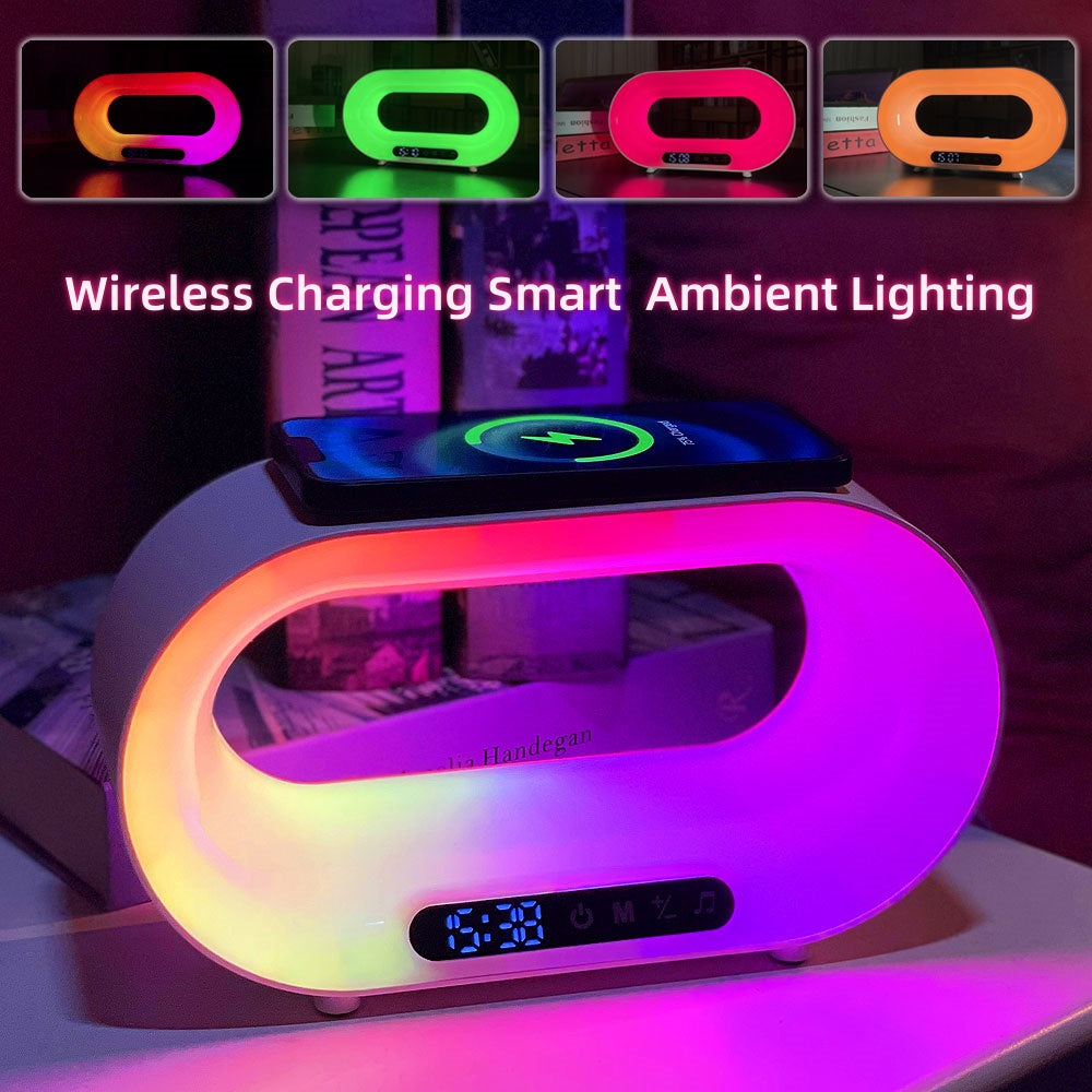 Smart LED Night Light with Wireless Charger-0
