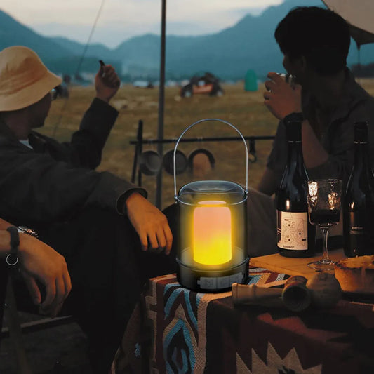 Vibe Geeks 3 Modes Vintage Portable Camping Lantern-USB Rechargeable