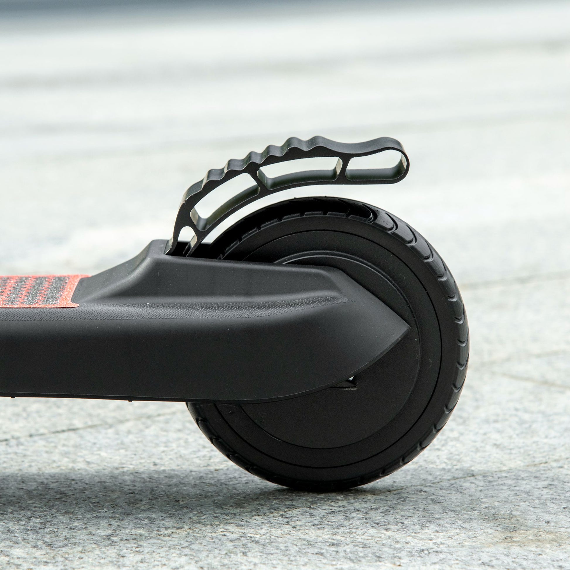 HOMCOM Folding Electric Scooter E Scooter, 120W, with Rear Wheel Brake, 8km/h Maximum Speed, for Ages 6+ Years Old in Red-6